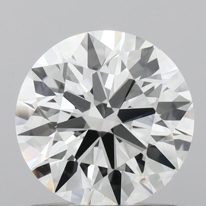 1.08 Carat Round Shaped, Ideal Cut, D Color, VVS2 Clarity, IGI Certified Lab Grown Diamond