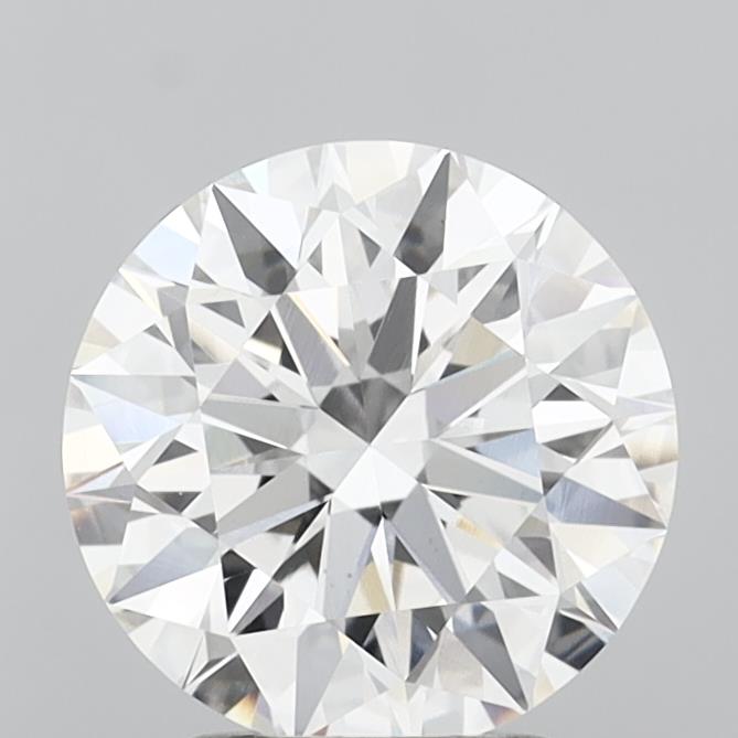 2.75 Carat Round Shaped, Ideal Cut, E Color, VVS2 Clarity, IGI Certified Lab Grown Diamond