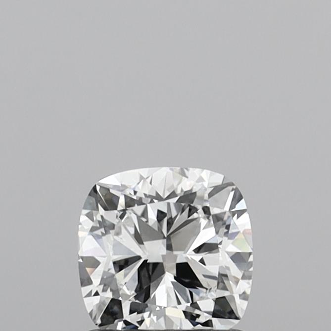 0.96 Carat Cushion Shaped, Ideal Cut, D Color, VVS2 Clarity, IGI Certified Lab Grown Diamond
