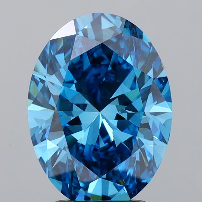 3.02 Carat Oval Shaped, Ideal Cut, VS1 Clarity, IGI Certified Lab Grown Diamond