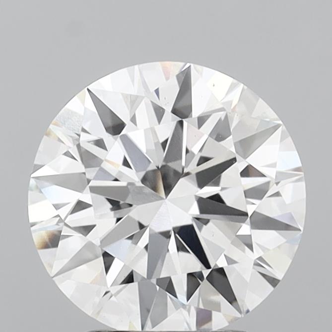 2.71 Carat Round Shaped, Ideal Cut, E Color, VS1 Clarity, IGI Certified Lab Grown Diamond