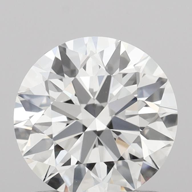 1.07 Carat Round Shaped, Ideal Cut, D Color, VVS2 Clarity, IGI Certified Lab Grown Diamond