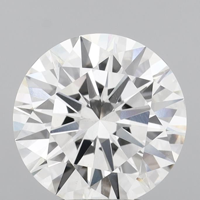 3.10 Carat Round Shaped, Ideal Cut, F Color, VS1 Clarity, IGI Certified Lab Grown Diamond