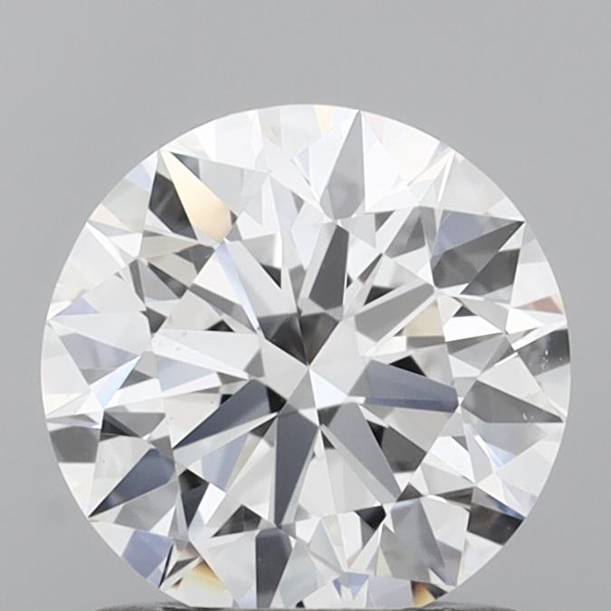1.06 Carat Round Shaped, Ideal Cut, D Color, VVS2 Clarity, IGI Certified Lab Grown Diamond