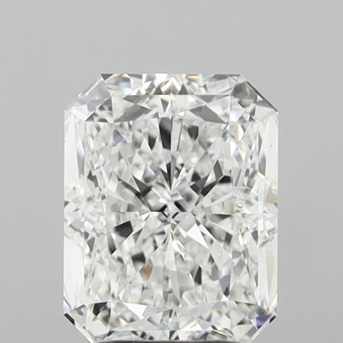 3.04 Carat Radiant Shaped, Ideal Cut, D Color, VVS2 Clarity, IGI Certified Lab Grown Diamond