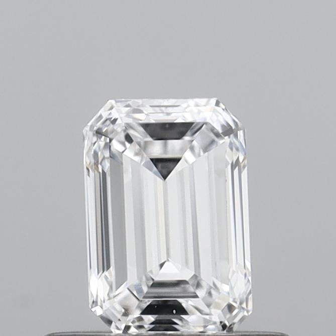 0.57 Carat Emerald Shaped, D Color, VVS1 Clarity, IGI Certified Lab Grown Diamond
