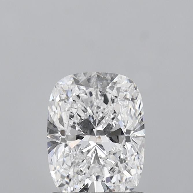 1.00 Carat Cushion Shaped, Ideal Cut, D Color, VVS2 Clarity, IGI Certified Lab Grown Diamond
