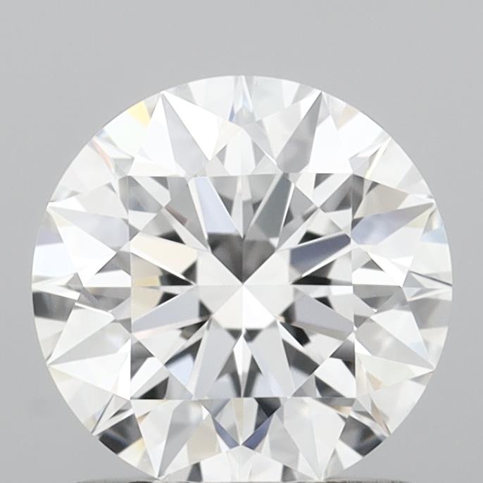 1.09 Carat Round Shaped, Ideal Cut, D Color, VVS2 Clarity, IGI Certified Lab Grown Diamond