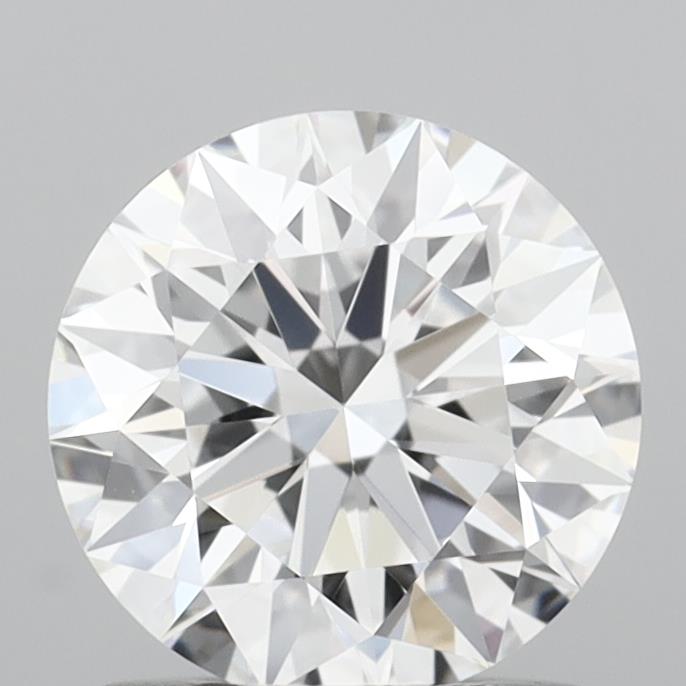 1.08 Carat Round Shaped, Ideal Cut, D Color, VVS2 Clarity, IGI Certified Lab Grown Diamond