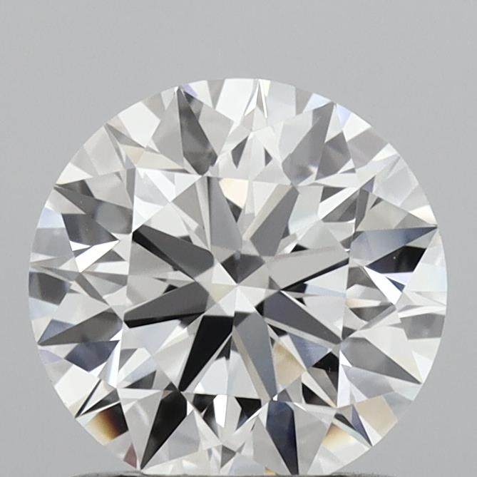1.05 Carat Round Shaped, Ideal Cut, D Color, VVS2 Clarity, IGI Certified Lab Grown Diamond