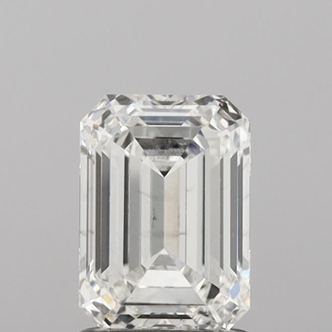 1.52 Carat Emerald Shaped, Ideal Cut, G Color, VS2 Clarity, IGI Certified Lab Grown Diamond