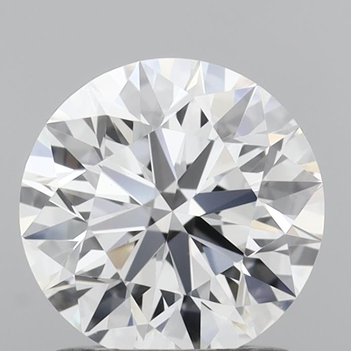 1.24 Carat Round Shaped, Ideal Cut, D Color, VVS2 Clarity, IGI Certified Lab Grown Diamond