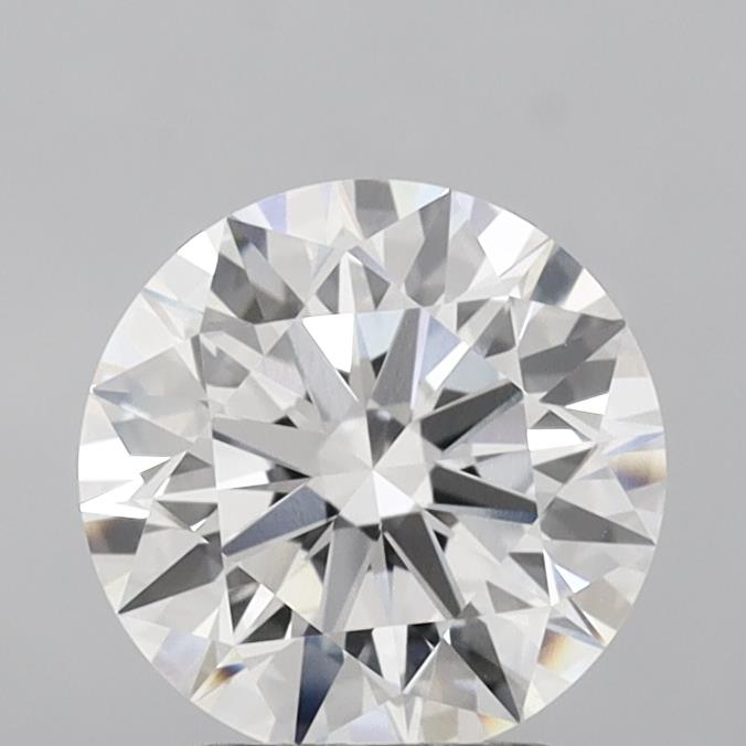 2.22 Carat Round Shaped, Ideal Cut, D Color, VVS1 Clarity, IGI Certified Lab Grown Diamond