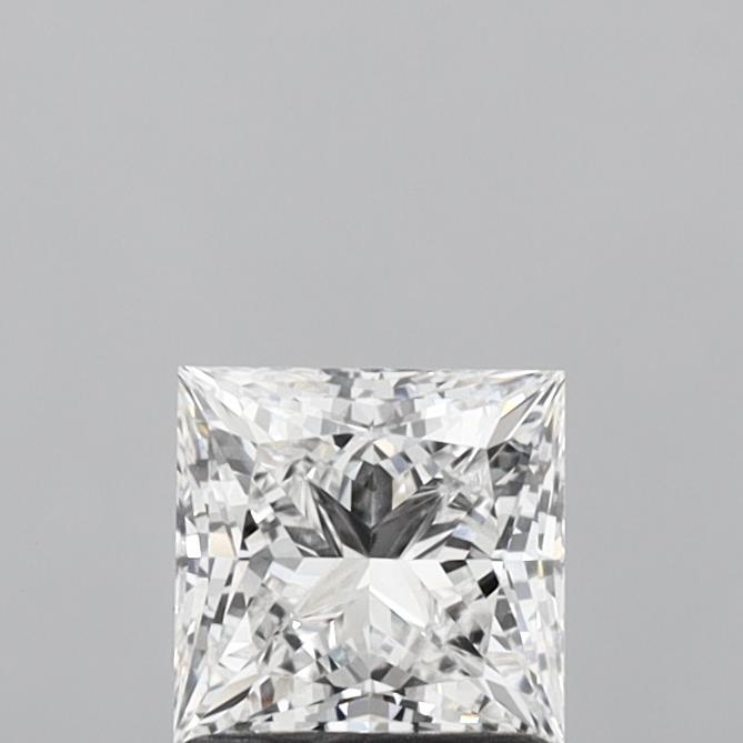 1.10 Carat Princess Shaped, Ideal Cut, E Color, VVS1 Clarity, IGI Certified Lab Grown Diamond