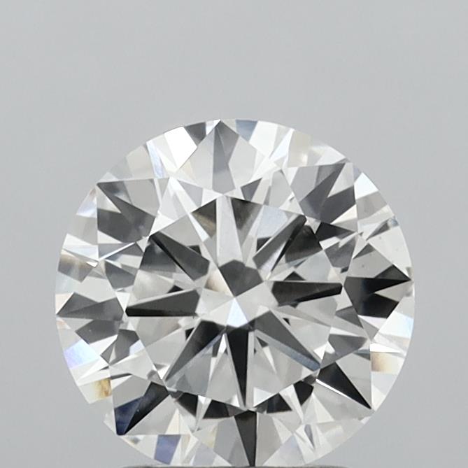 1.95 Carat Round Shaped, Excellent Cut, F Color, VS1 Clarity, IGI Certified Lab Grown Diamond