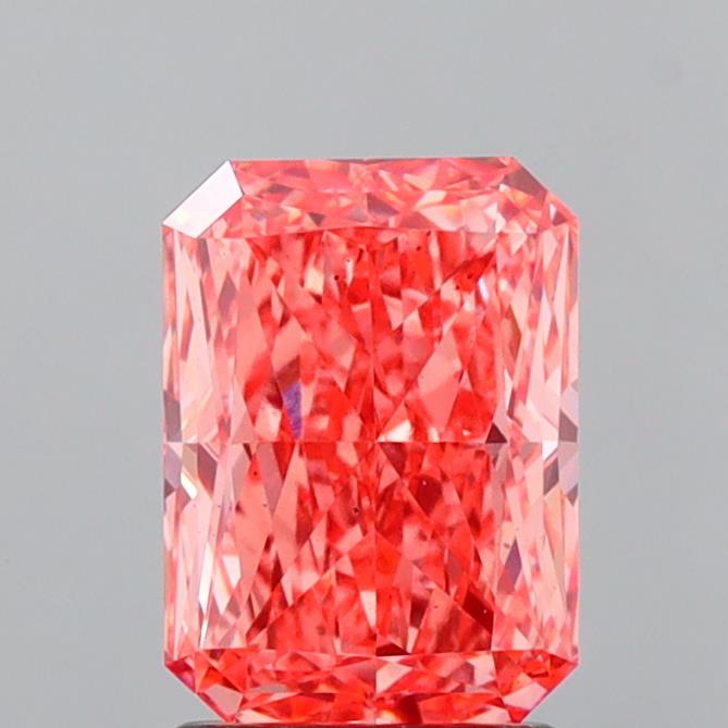 2.10 Carat Radiant Shaped, Ideal Cut, VS2 Clarity, IGI Certified Lab Grown Diamond