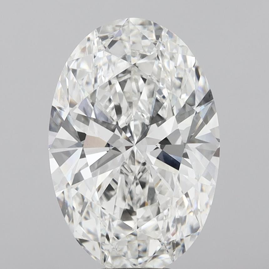 8.06 Carat Oval Shaped, Ideal Cut, F Color, VVS2 Clarity, IGI Certified Lab Grown Diamond