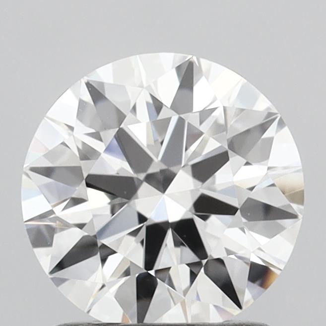 1.29 Carat Round Shaped, Excellent Cut, D Color, VVS2 Clarity, IGI Certified Lab Grown Diamond