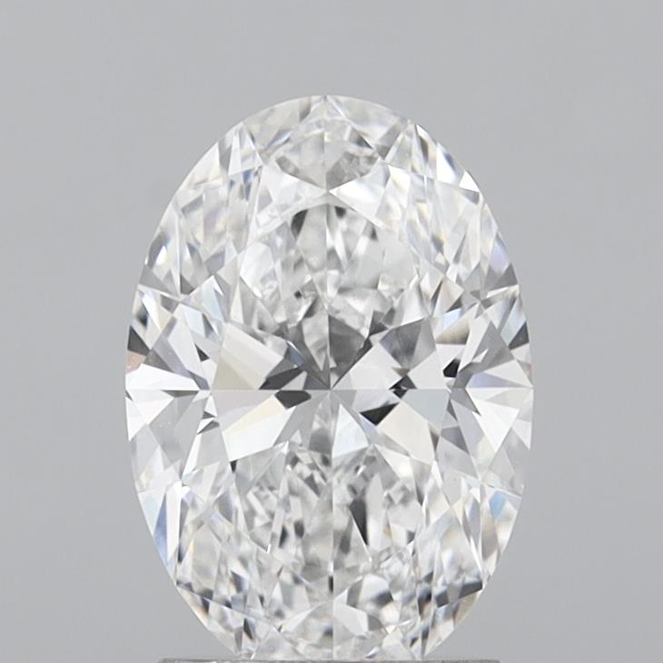 2.07 Carat Oval Shaped, Ideal Cut, E Color, VVS2 Clarity, IGI Certified Lab Grown Diamond