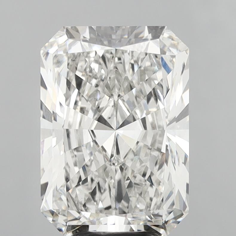 7.02 Carat Radiant Shaped, Excellent Cut, F Color, VS1 Clarity, IGI Certified Lab Grown Diamond