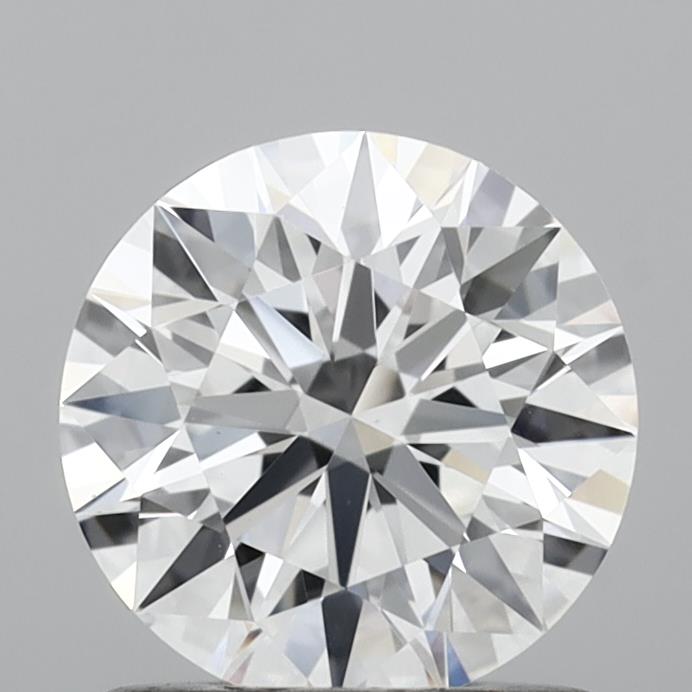 1.02 Carat Round Shaped, Ideal Cut, D Color, VS2 Clarity, IGI Certified Lab Grown Diamond