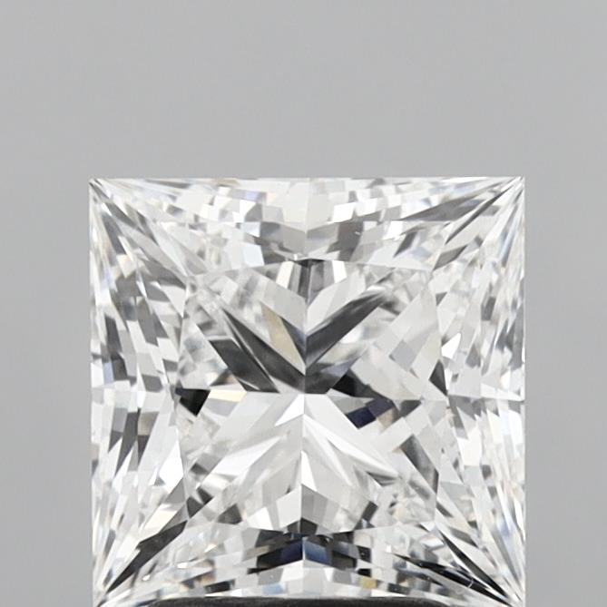 3.02 Carat Princess Shaped, Excellent Cut, F Color, VVS2 Clarity, IGI Certified Lab Grown Diamond