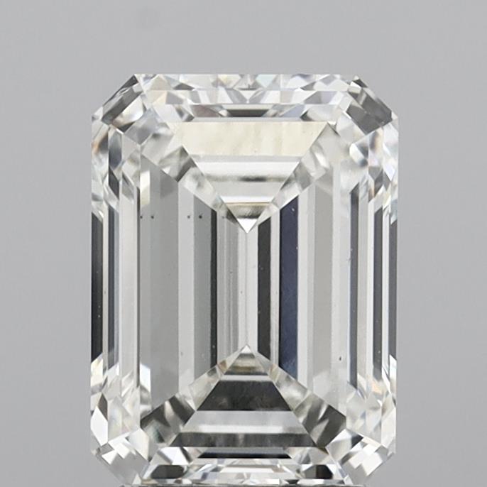 3.00 Carat Emerald Shaped, Ideal Cut, G Color, VS1 Clarity, IGI Certified Lab Grown Diamond