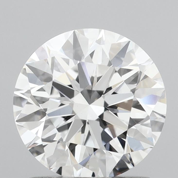 1.24 Carat Round Shaped, Ideal Cut, D Color, VS1 Clarity, IGI Certified Lab Grown Diamond