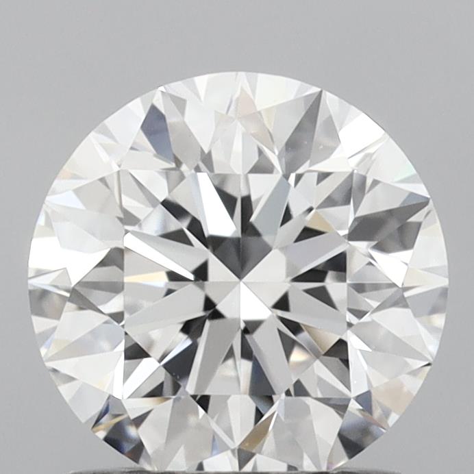1.07 Carat Round Shaped, Excellent Cut, D Color, VVS2 Clarity, IGI Certified Lab Grown Diamond