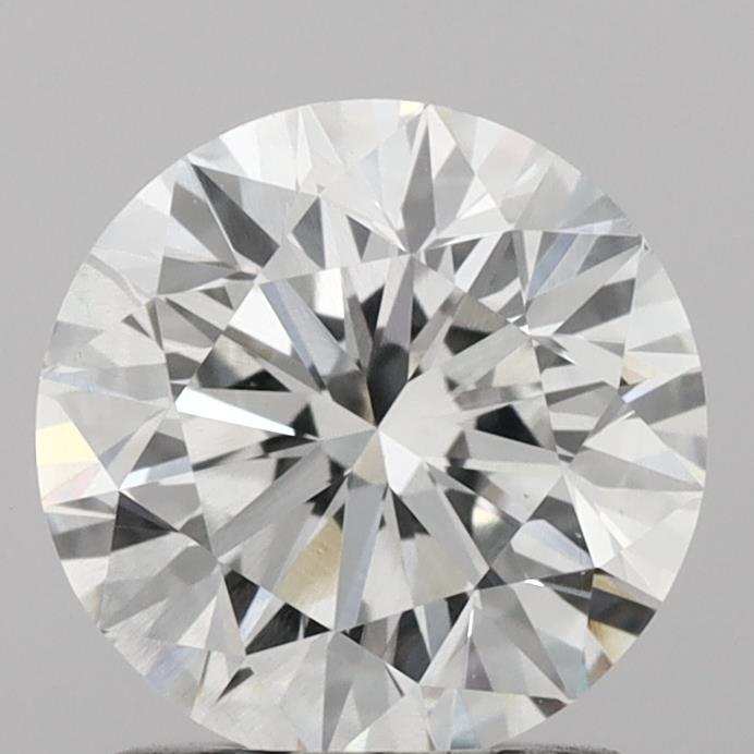 1.39 Carat Round Shaped, Excellent Cut, F Color, SI1 Clarity, IGI Certified Lab Grown Diamond