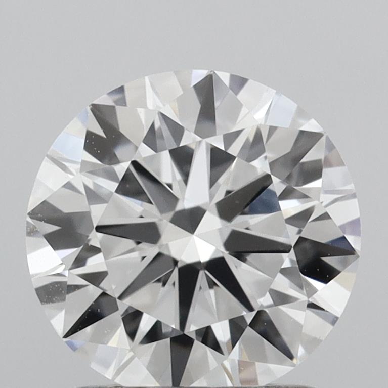 1.34 Carat Round Shaped, Ideal Cut, D Color, VVS2 Clarity, IGI Certified Lab Grown Diamond