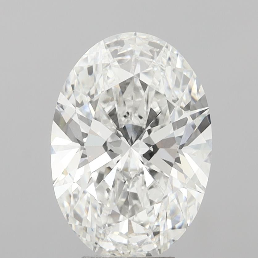 6.03 Carat Oval Shaped, Ideal Cut, E Color, VVS2 Clarity, IGI Certified Lab Grown Diamond