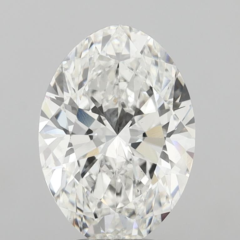 4.08 Carat Oval Shaped, Ideal Cut, F Color, VS1 Clarity, IGI Certified Lab Grown Diamond