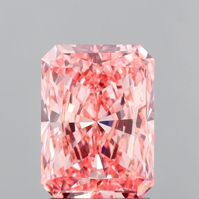 2.01 Carat Radiant Shaped, Ideal Cut, VVS2 Clarity, IGI Certified Lab Grown Diamond