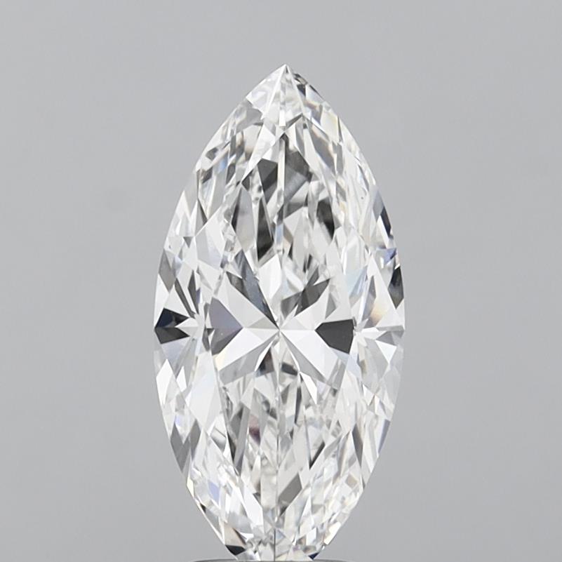 3.01 Carat Marquise Shaped, Ideal Cut, F Color, VS1 Clarity, IGI Certified Lab Grown Diamond