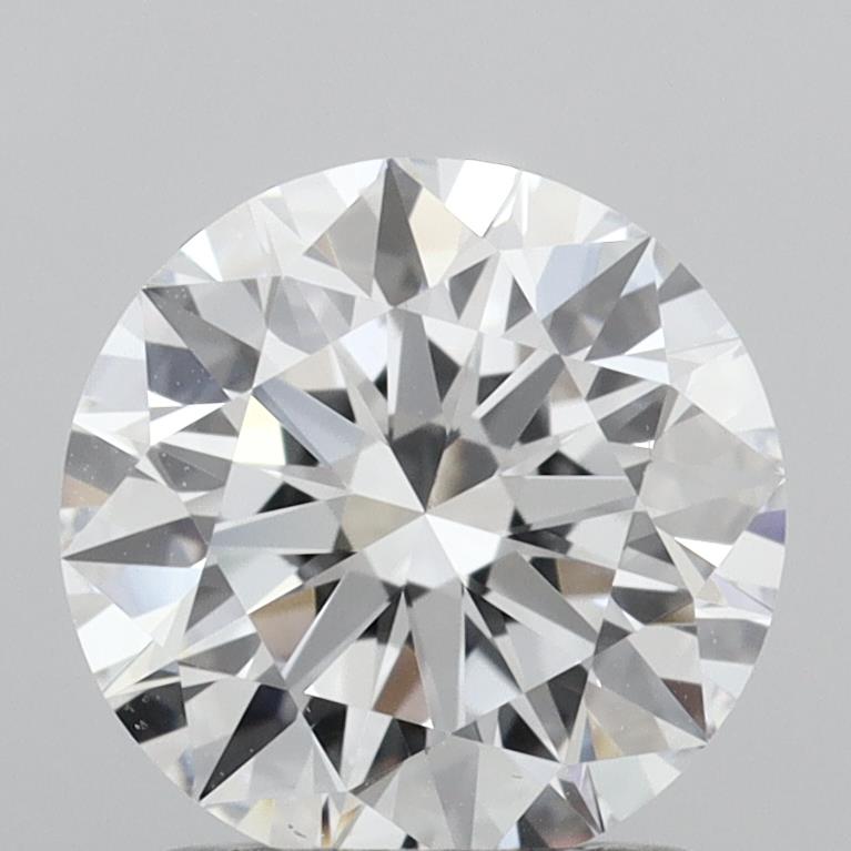 1.34 Carat Round Shaped, Ideal Cut, F Color, VVS2 Clarity, IGI Certified Lab Grown Diamond
