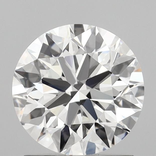 1.37 Carat Round Shaped, Ideal Cut, D Color, VVS2 Clarity, IGI Certified Lab Grown Diamond