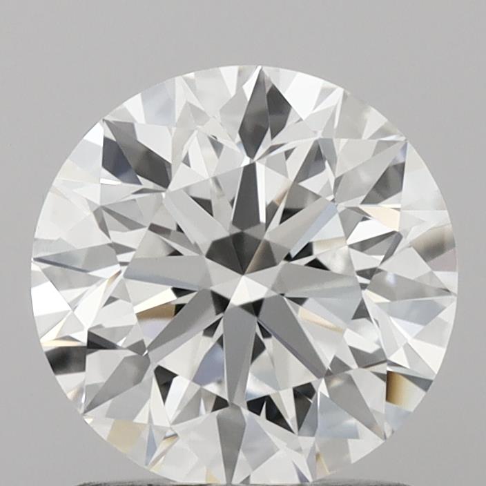 1.36 Carat Round Shaped, Excellent Cut, D Color, VVS2 Clarity, IGI Certified Lab Grown Diamond