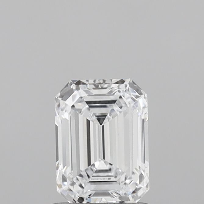 1.02 Carat Emerald Shaped, Ideal Cut, F Color, VVS1 Clarity, IGI Certified Lab Grown Diamond