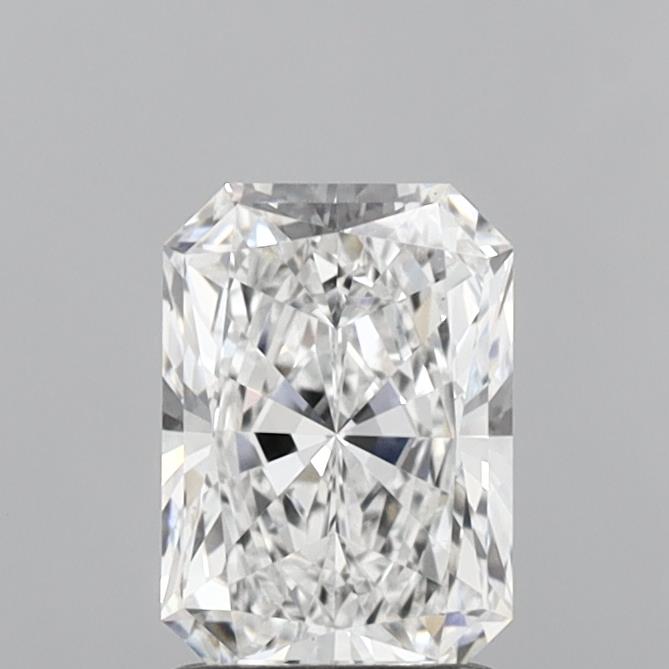 1.50 Carat Radiant Shaped, Ideal Cut, D Color, VS1 Clarity, IGI Certified Lab Grown Diamond