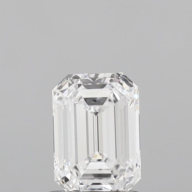 1.02 Carat Emerald Shaped, Ideal Cut, D Color, IF Clarity, IGI Certified Lab Grown Diamond