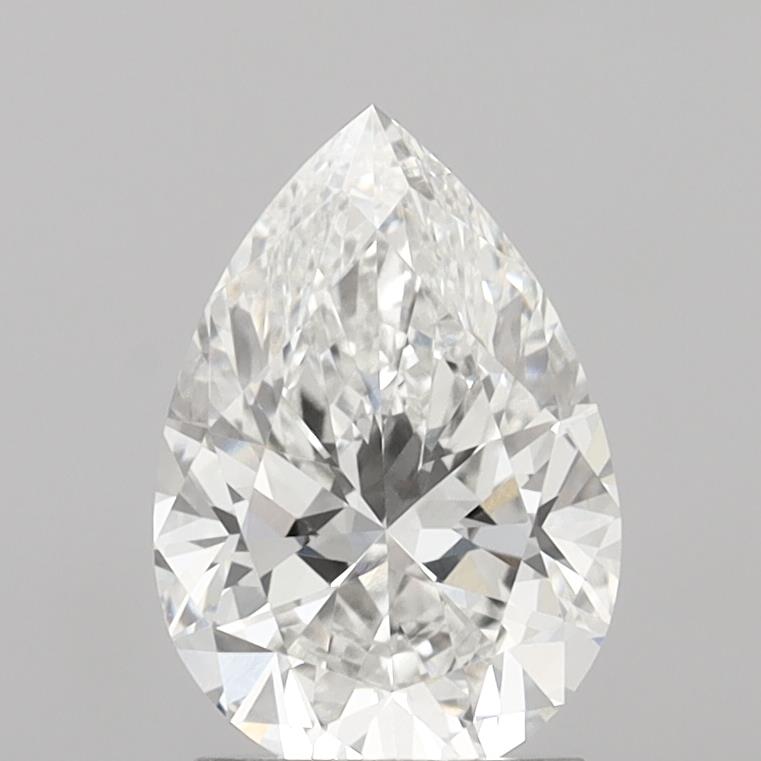 2.00 Carat Pear Shaped, Ideal Cut, E Color, VVS1 Clarity, IGI Certified Lab Grown Diamond
