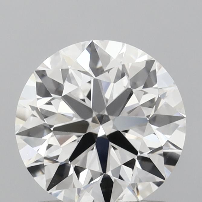 1.05 Carat Round Shaped, Excellent Cut, D Color, VVS2 Clarity, IGI Certified Lab Grown Diamond