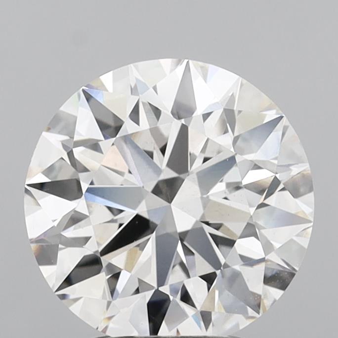 3.08 Carat Round Shaped, Ideal Cut, E Color, VS1 Clarity, IGI Certified Lab Grown Diamond