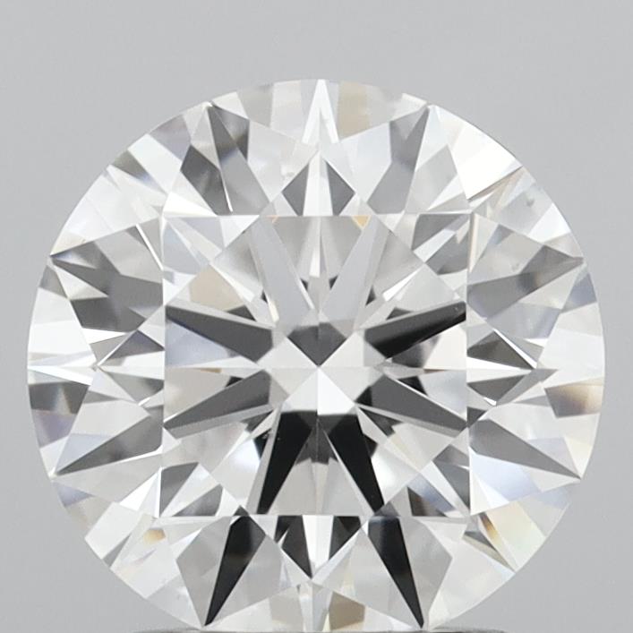1.74 Carat Round Shaped, Ideal Cut, D Color, VS1 Clarity, IGI Certified Lab Grown Diamond