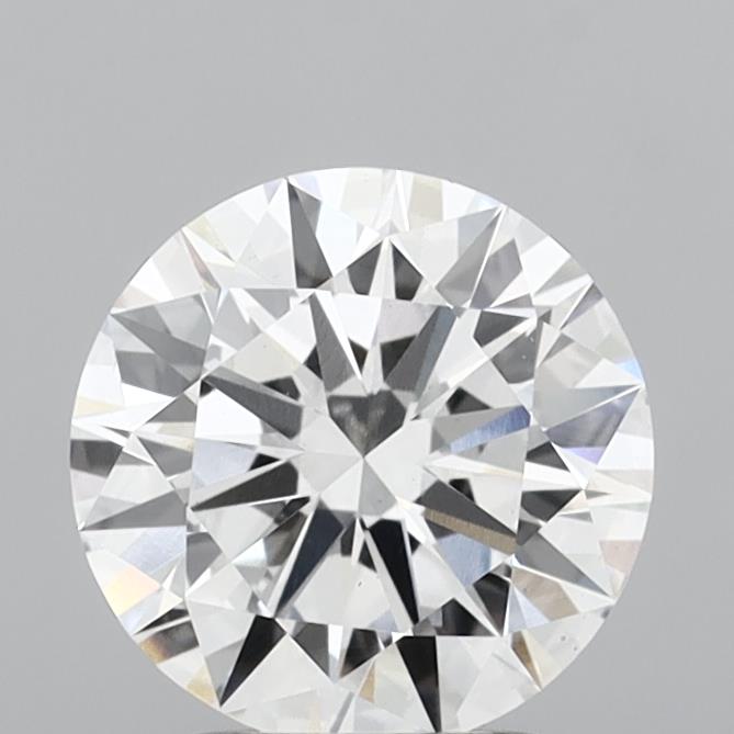 2.42 Carat Round Shaped, Excellent Cut, F Color, VS1 Clarity, IGI Certified Lab Grown Diamond