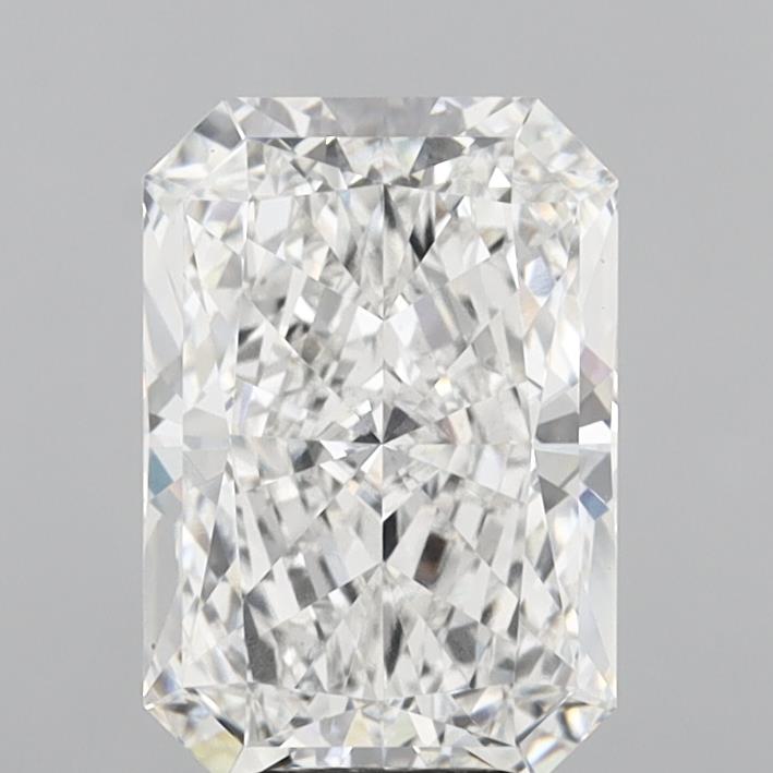 6.01 Carat Radiant Shaped, Ideal Cut, E Color, VVS2 Clarity, IGI Certified Lab Grown Diamond