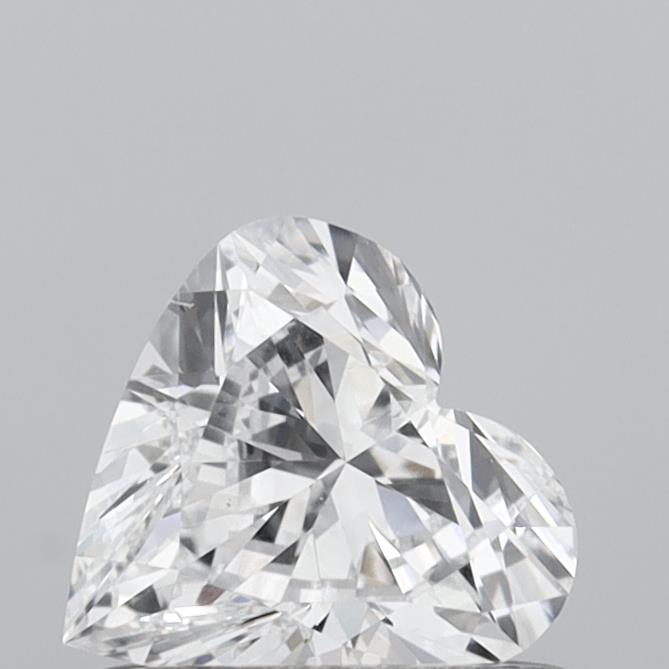 0.51 Carat Heart Shaped, Very Good Cut, D Color, VVS2 Clarity, IGI Certified Lab Grown Diamond