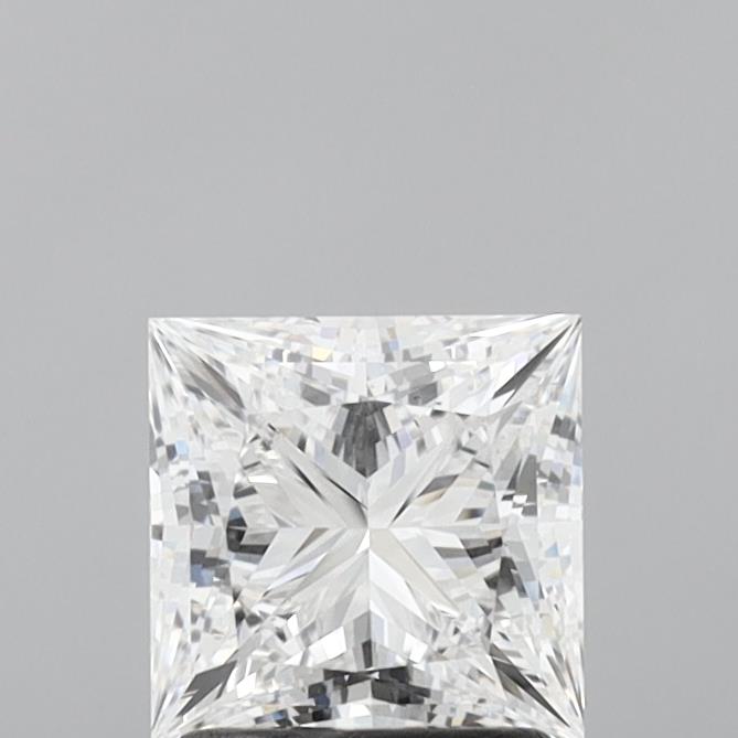 1.58 Carat Princess Shaped, Very Good Cut, E Color, VS2 Clarity, IGI Certified Lab Grown Diamond