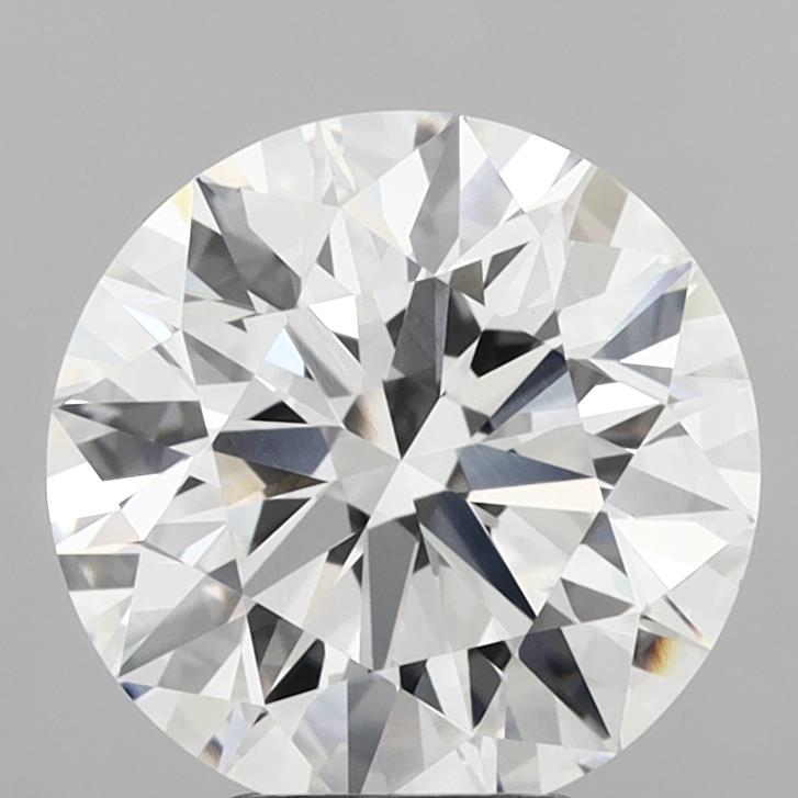 4.53 Carat Round Shaped, Ideal Cut, E Color, VVS2 Clarity, IGI Certified Lab Grown Diamond